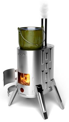 Портативная печь «TMF Дуплет-1 INOX» из нержавеющей стали